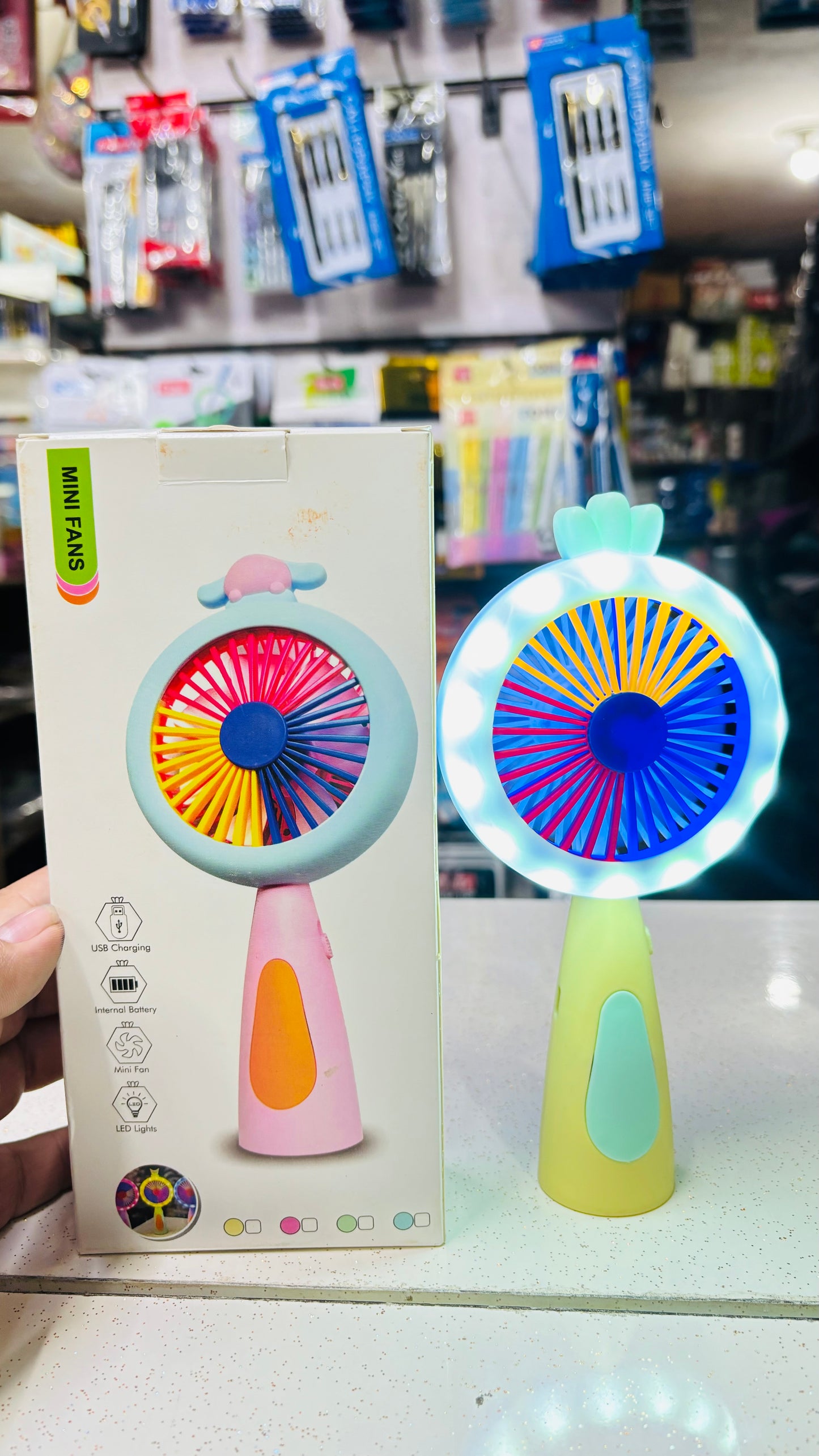 Mini Fan With Light