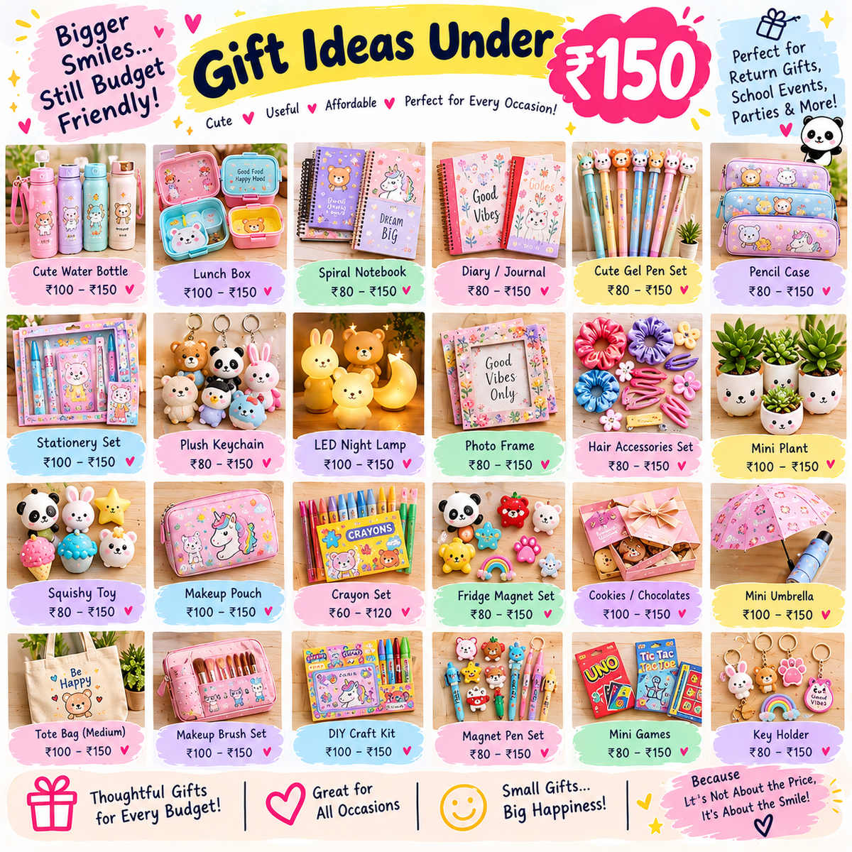 Gift Ideas Under Rs150