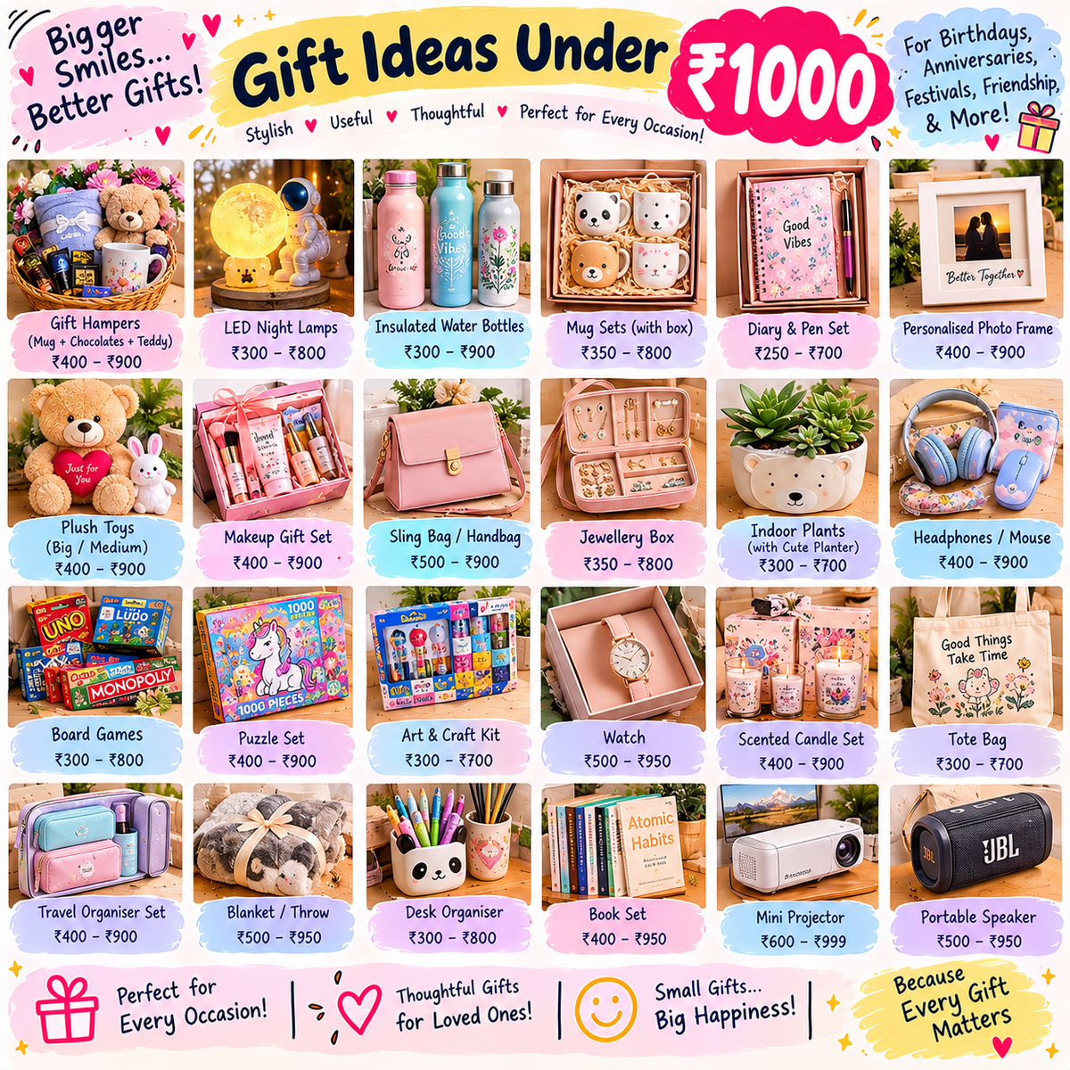 Gift Ideas Under Rs 1000