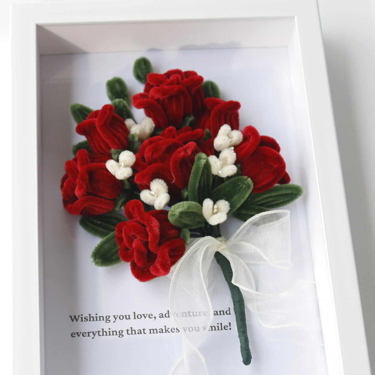 Handmade Pipecleaner Shadow Box Frame For Decor
