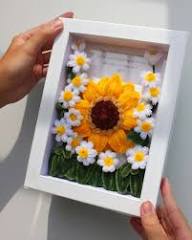 Handmade Pipecleaner Shadow Box Frame For Decor