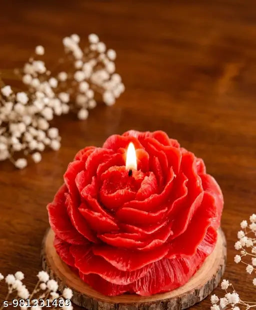 Rose Candle with Fragnance.