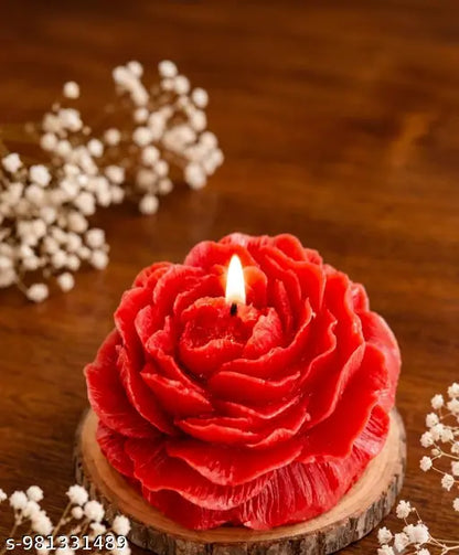 Rose Candle with Fragnance.